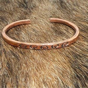 Elegant Shirley Plummer Copper Bracelet